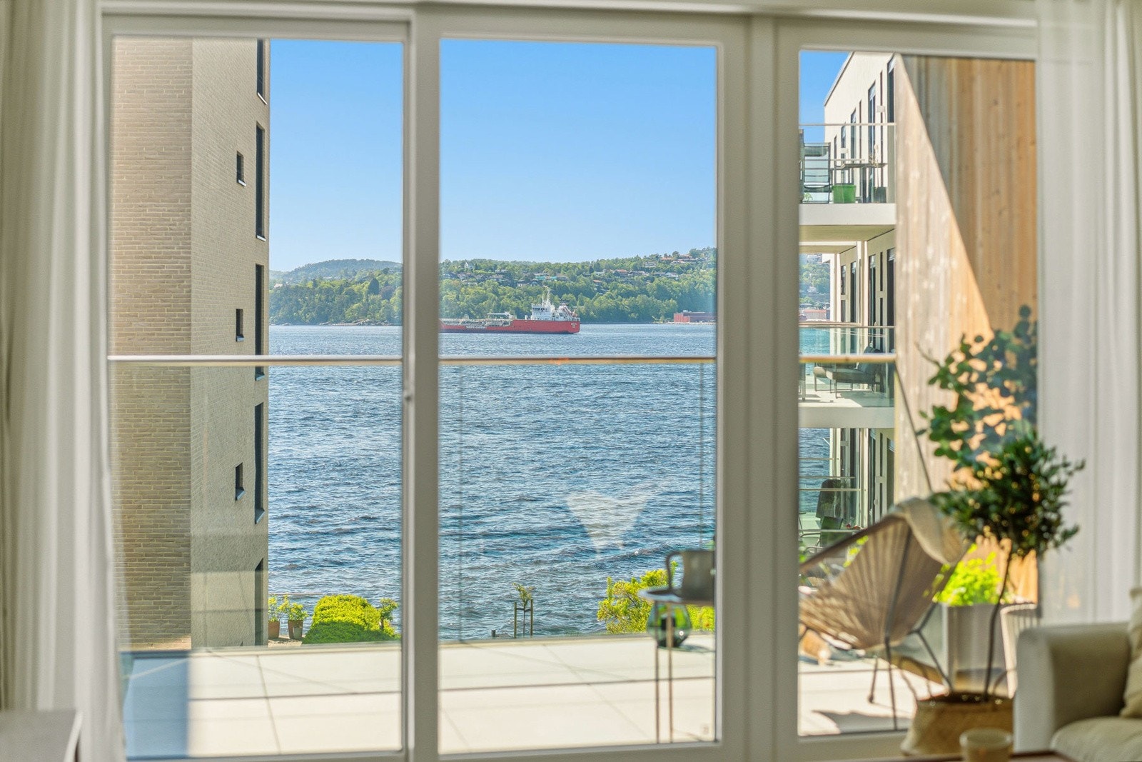 Nydelig ustikt fra stuen Galleribilde