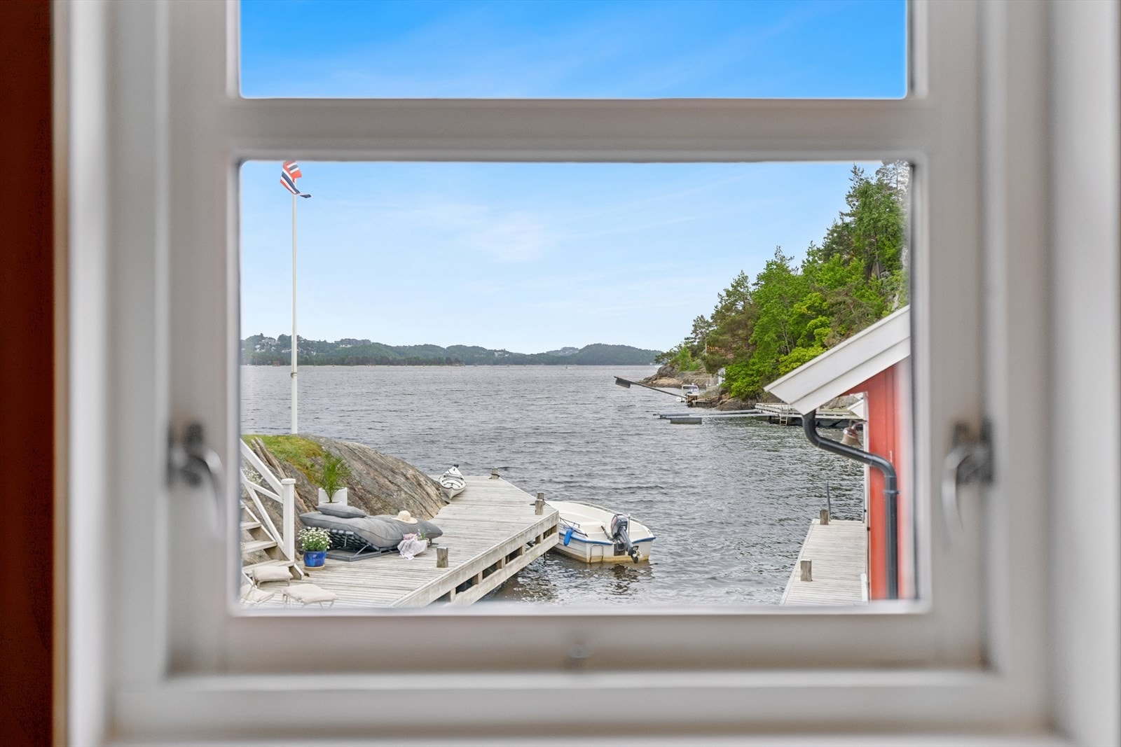 Utsikt fra anneks Galleribilde