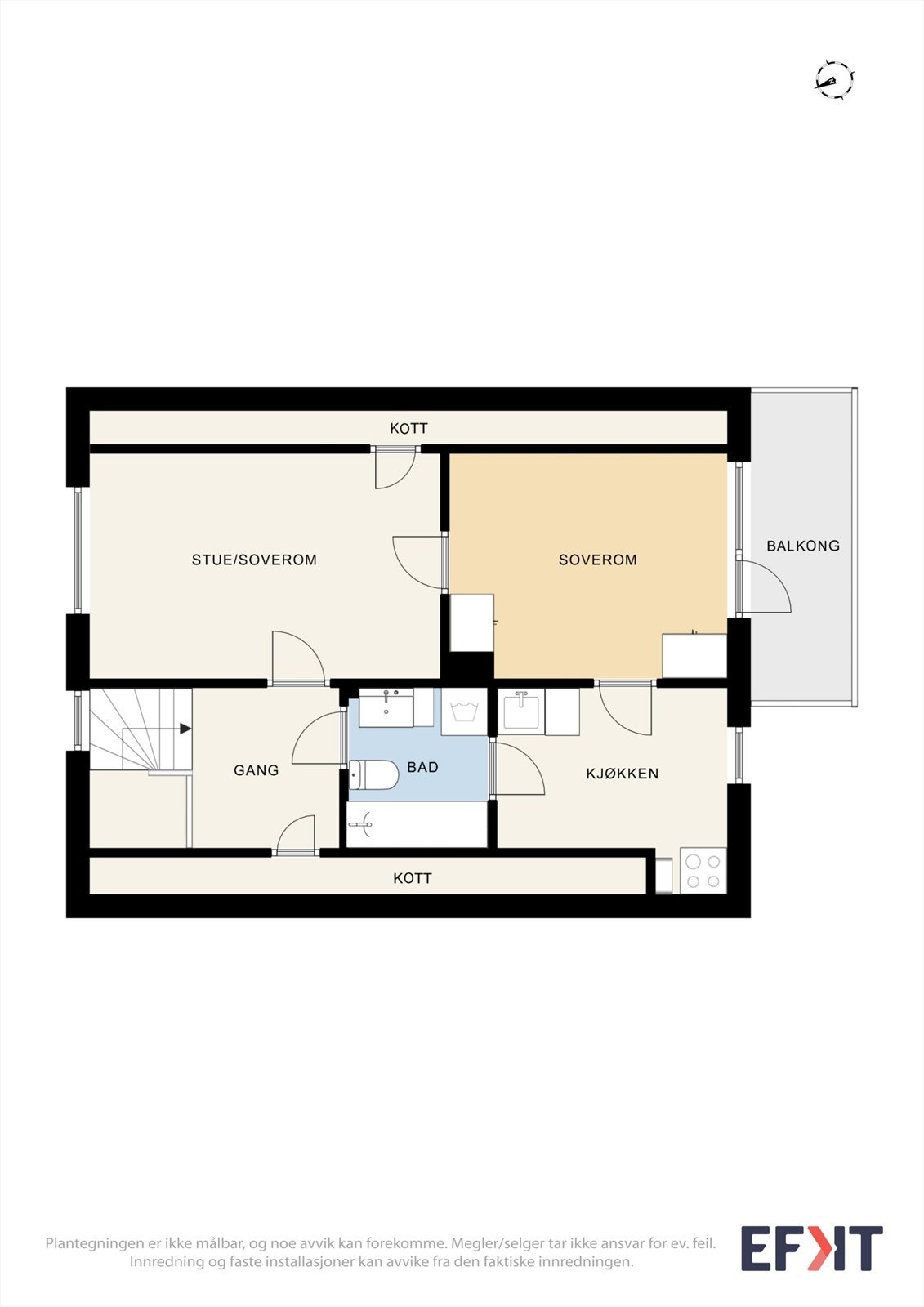 Plantegning 2. etg. Galleribilde