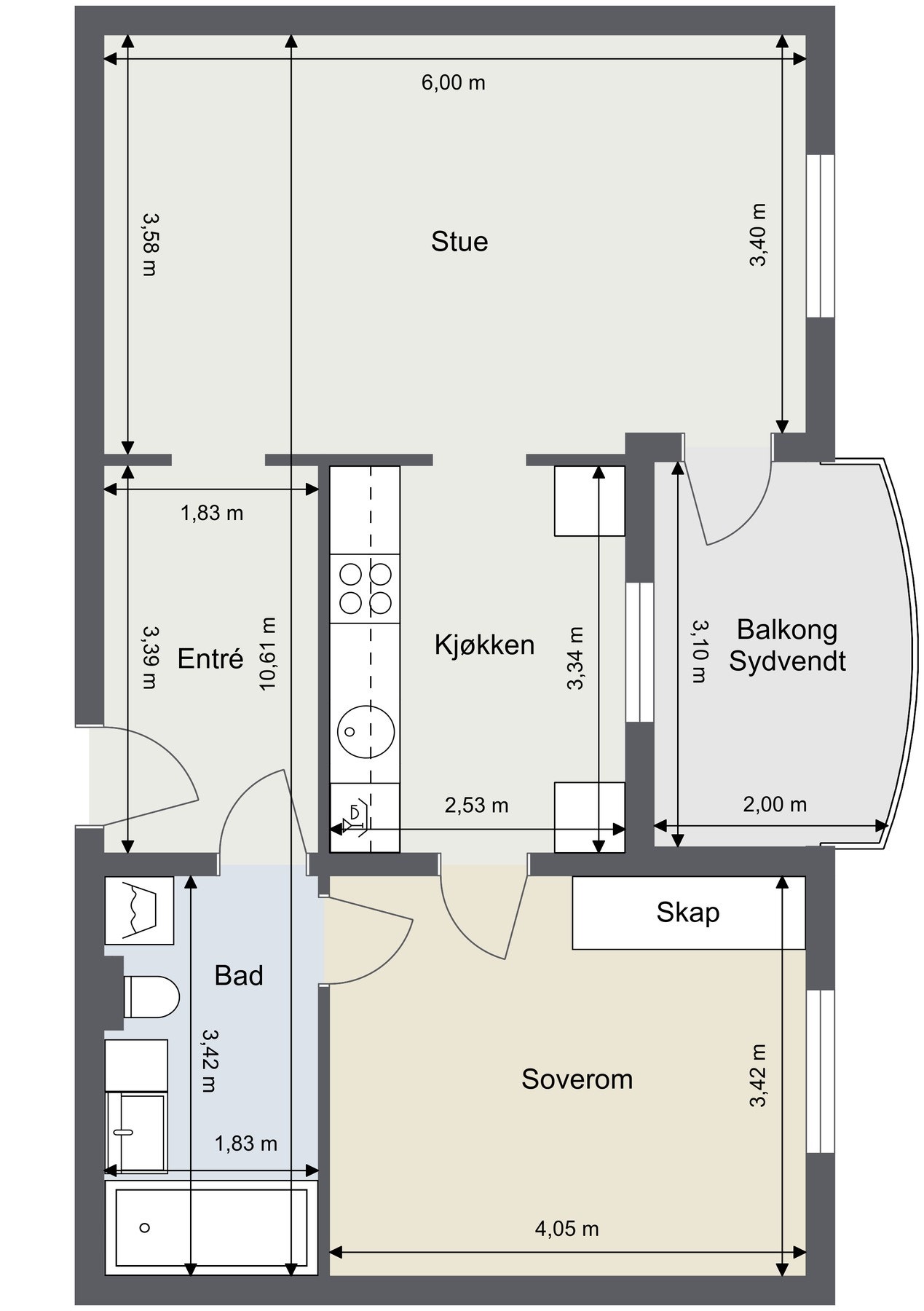 Plantegning. Galleribilde
