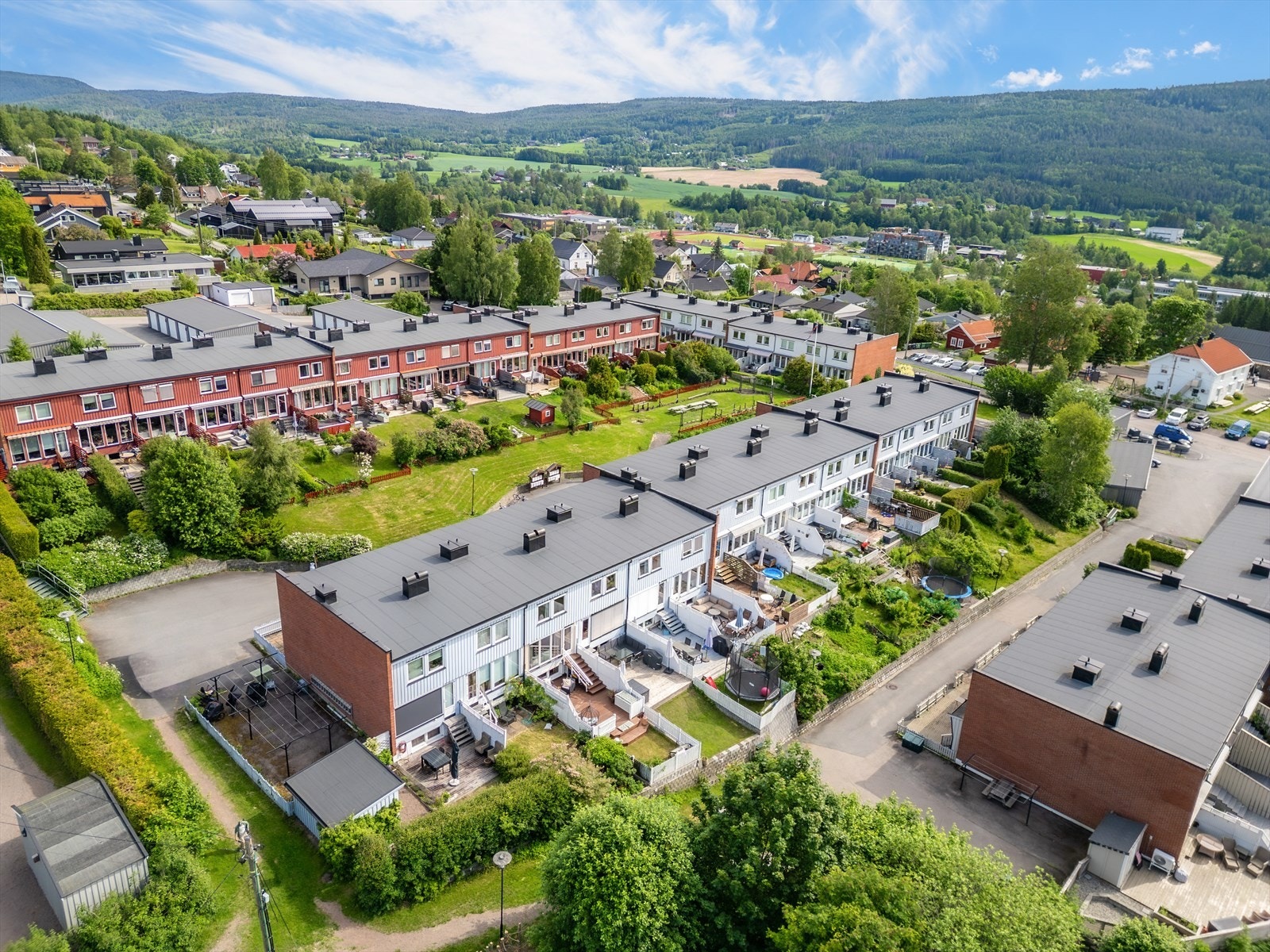 Oversikt over deler av Nygård borettslag. Galleribilde