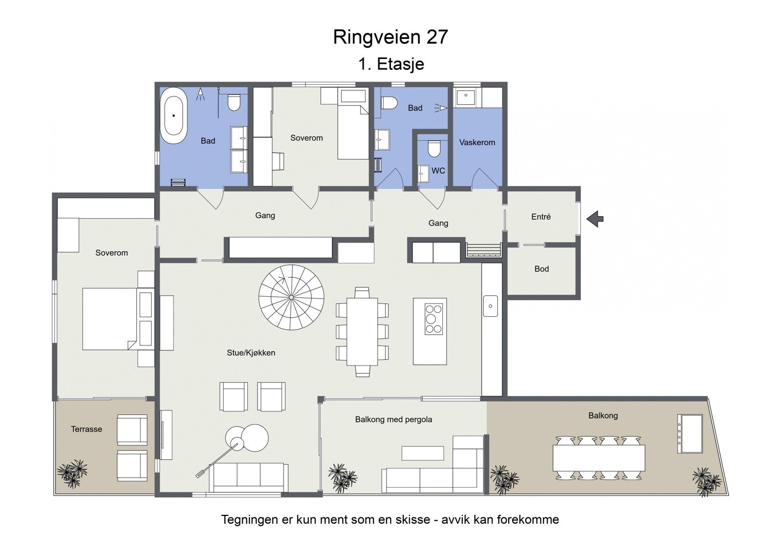 Planskisse 4.etg Galleribilde