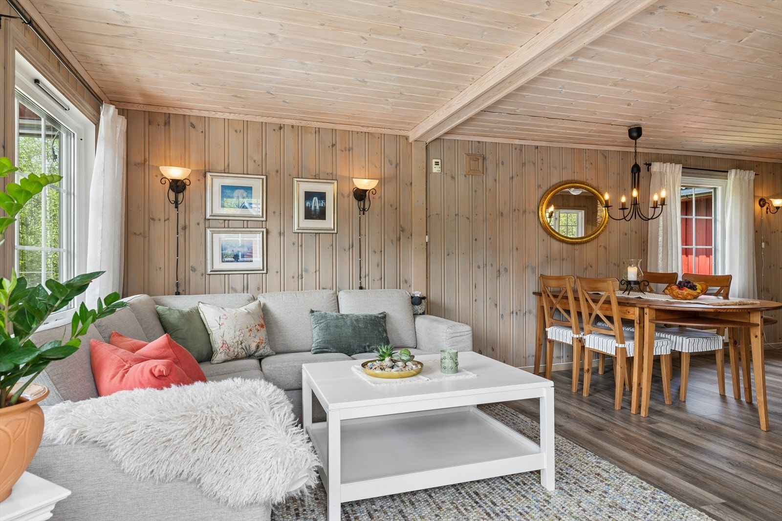 Åpen løsning gir flere møbleringsmuligheter. Galleribilde