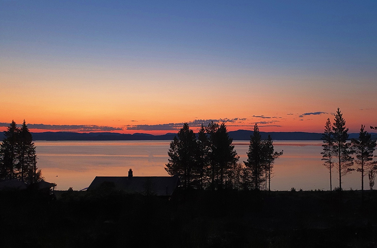 Solnedgang over Faksstranda - Foto: Privat Galleribilde