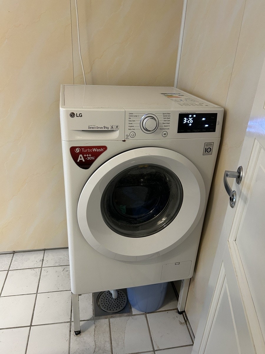 Vaskemaskin plassert i bad i 2.etg Galleribilde