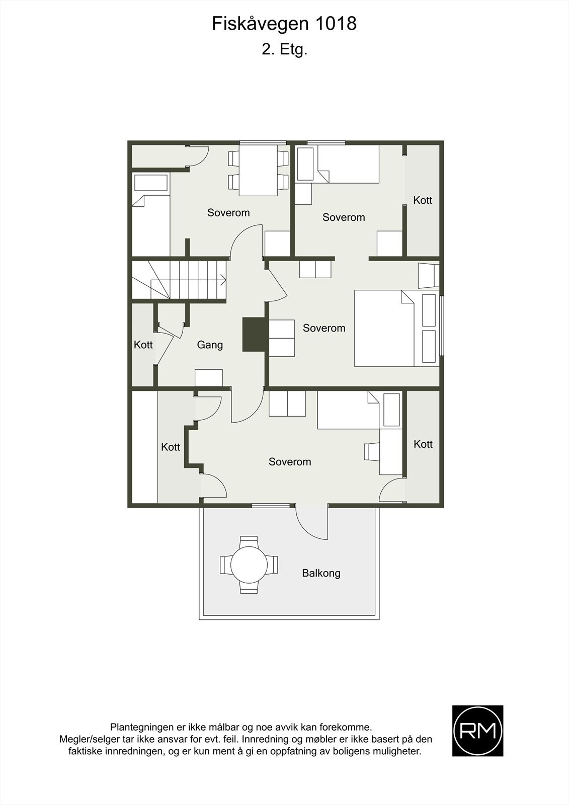 Plantegning 2. etasje Galleribilde