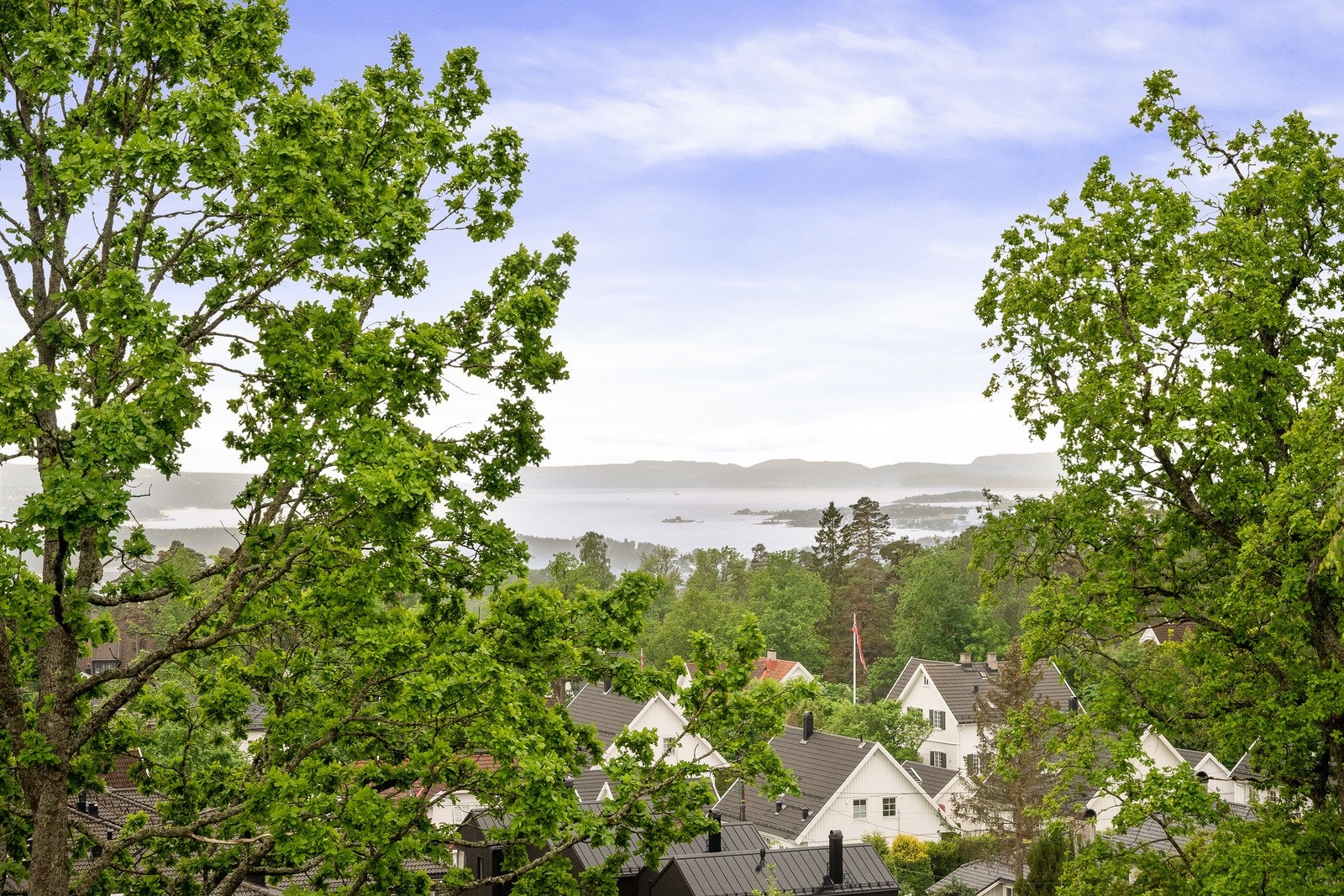Storslagen utsikt utover Oslofjorden Galleribilde