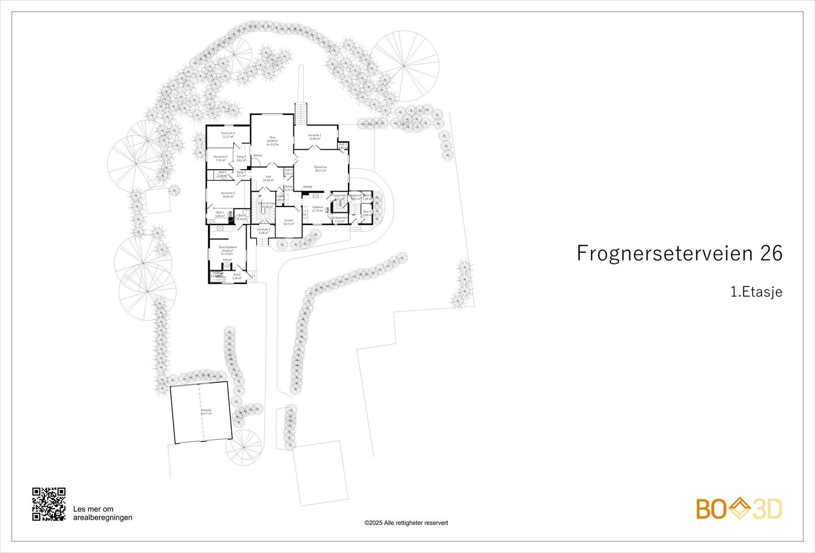 1. etasje, utvendig Galleribilde