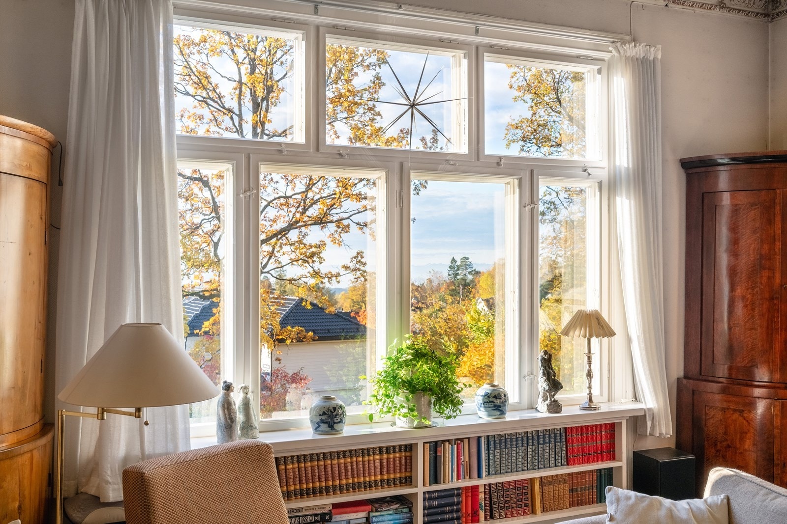 Her kan du bo helt usjenert, med nydelig utsikt ned mot Oslofjorden Galleribilde