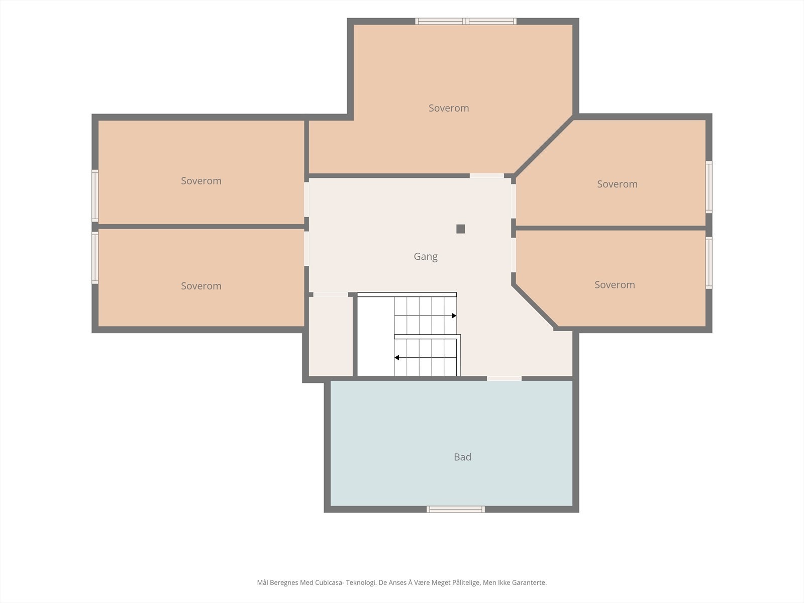 Plantegning 2. etasje Galleribilde