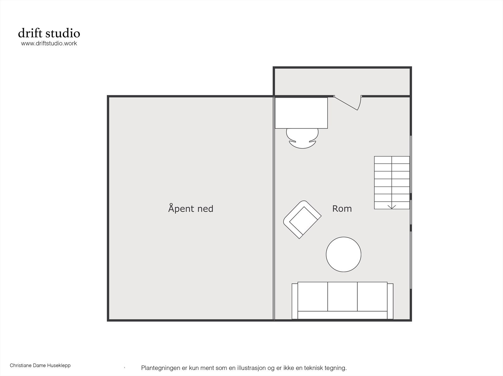 - Plantegning hems - Galleribilde