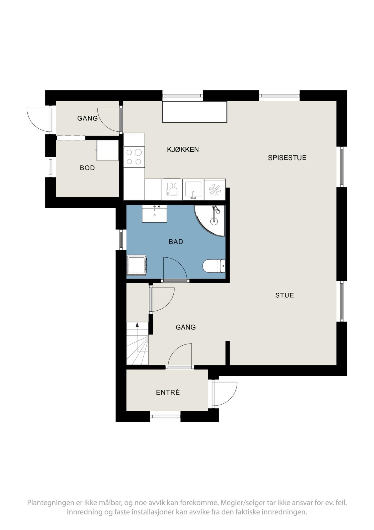 Plantegning Galleribilde