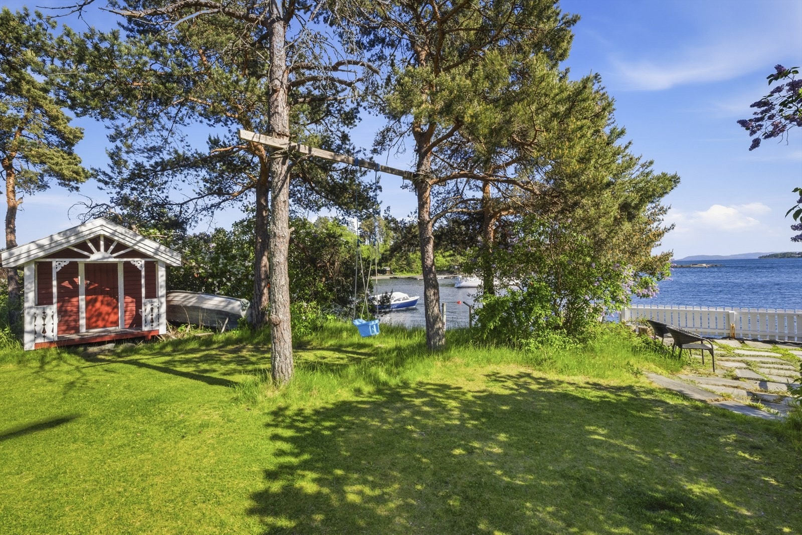 Hagen er en idyllisk og trygg arena for hele familien. Galleribilde