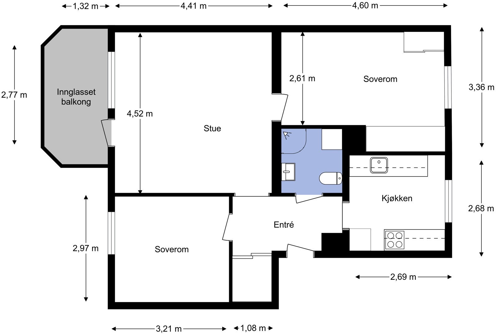 Plantegning Galleribilde