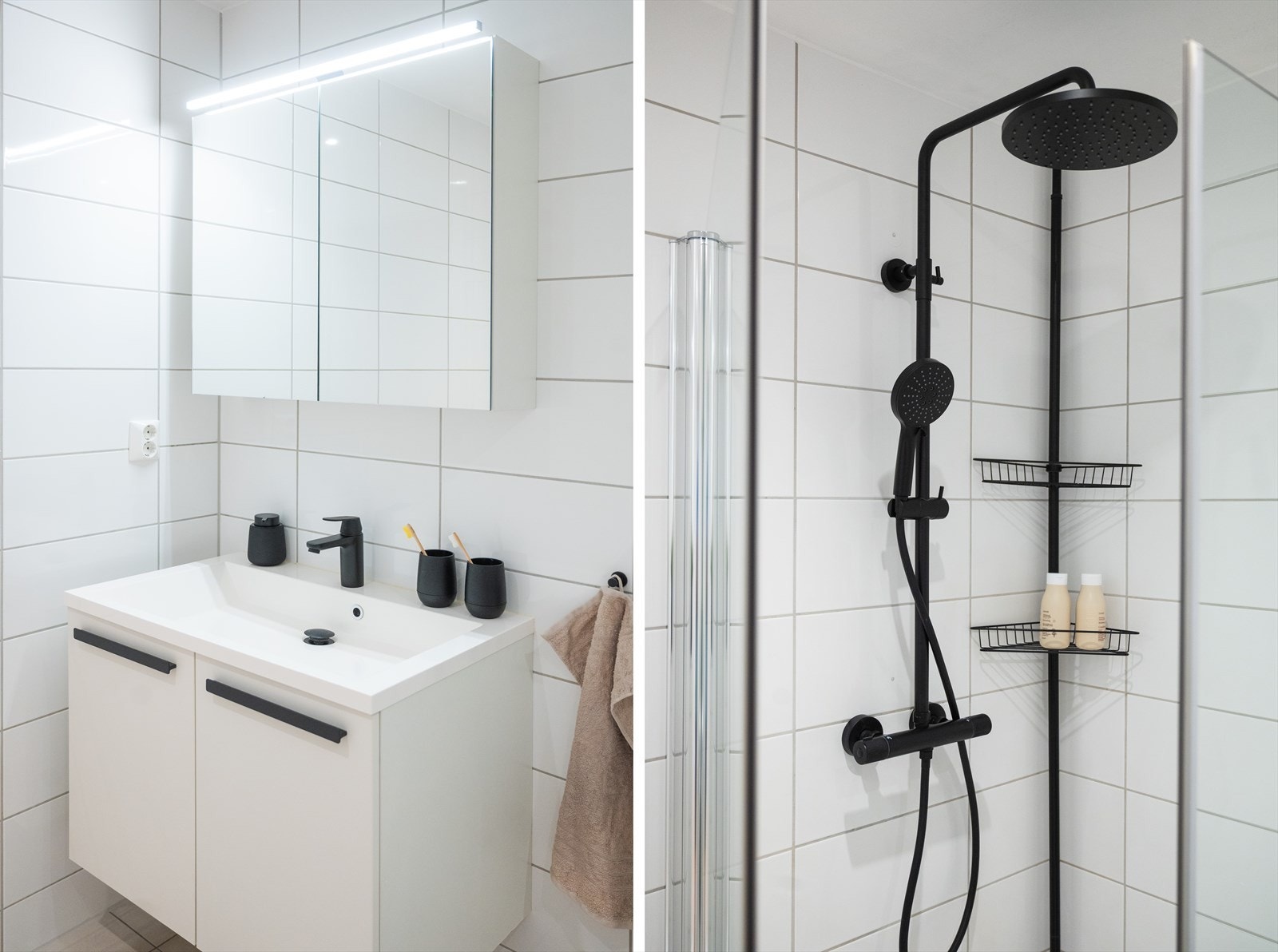 I 2026 ble det installert ny dusjstang og blandebatteri til dusj. Galleribilde