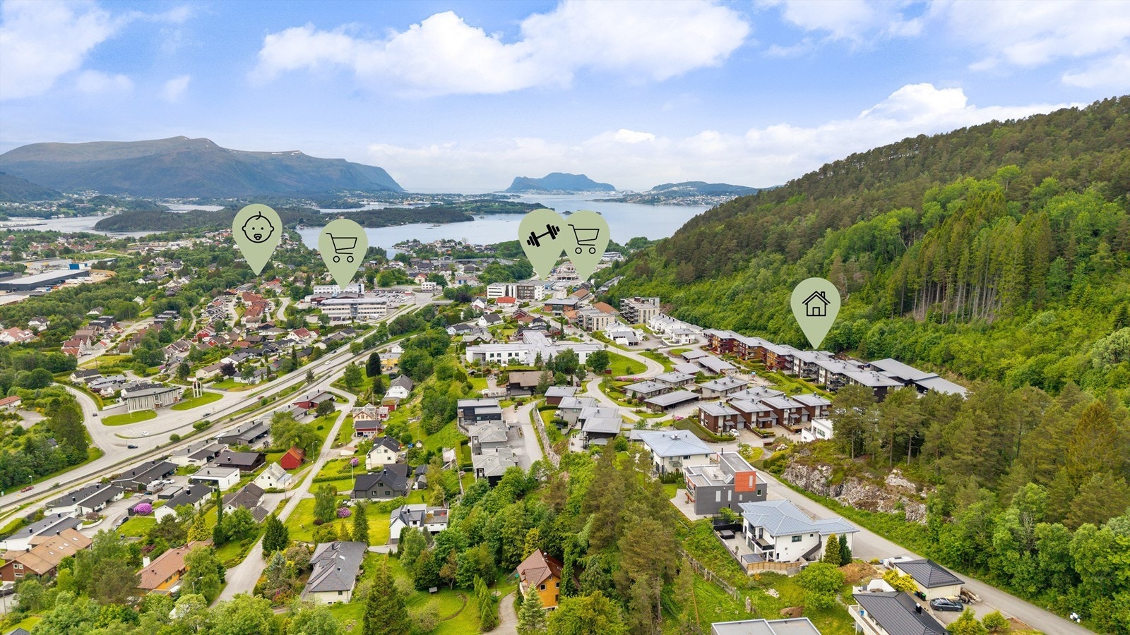 Blindheim er et veletablert boligområde i Ålesund kommune. Galleribilde