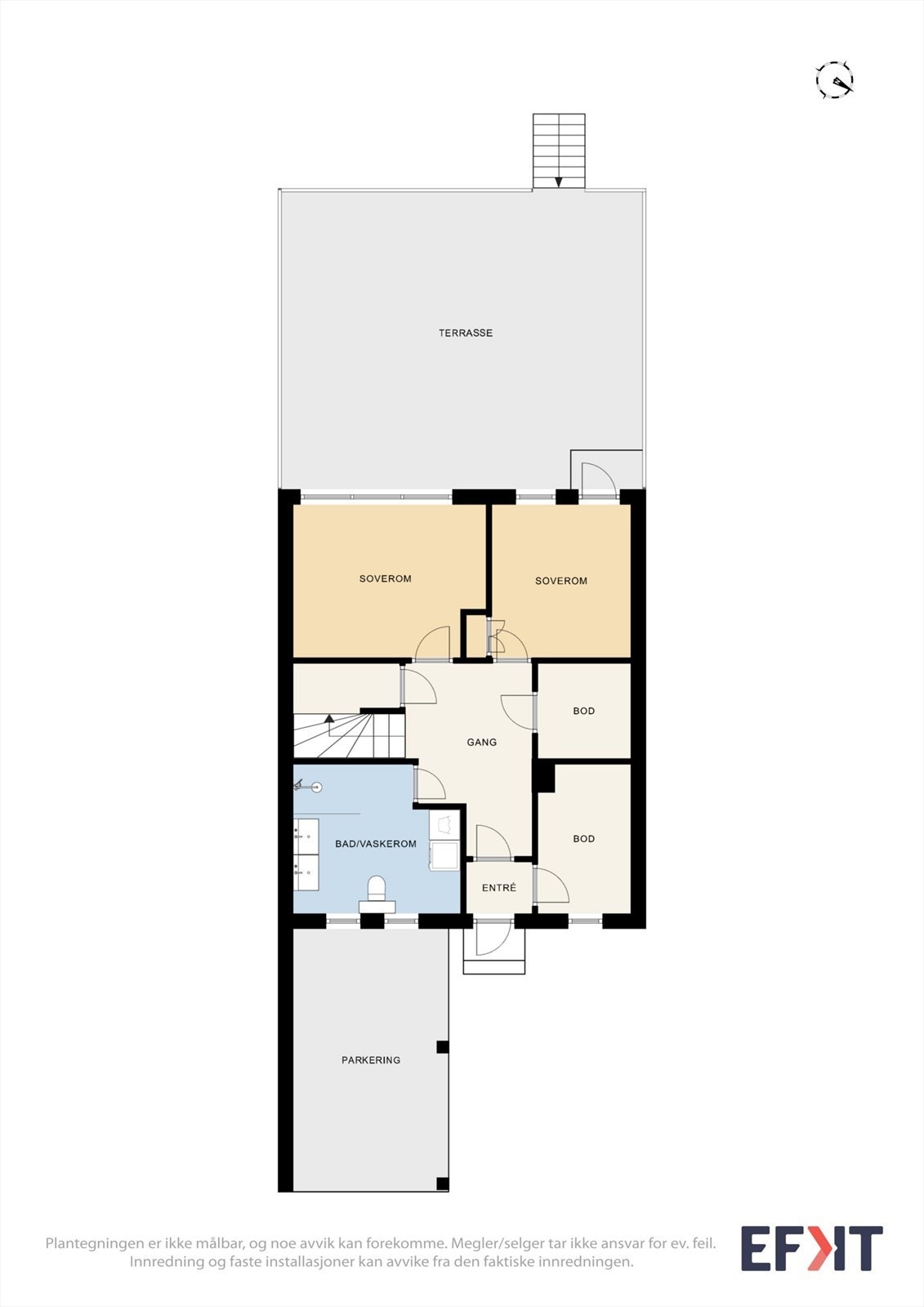 Plantegning - 1. etg. Galleribilde
