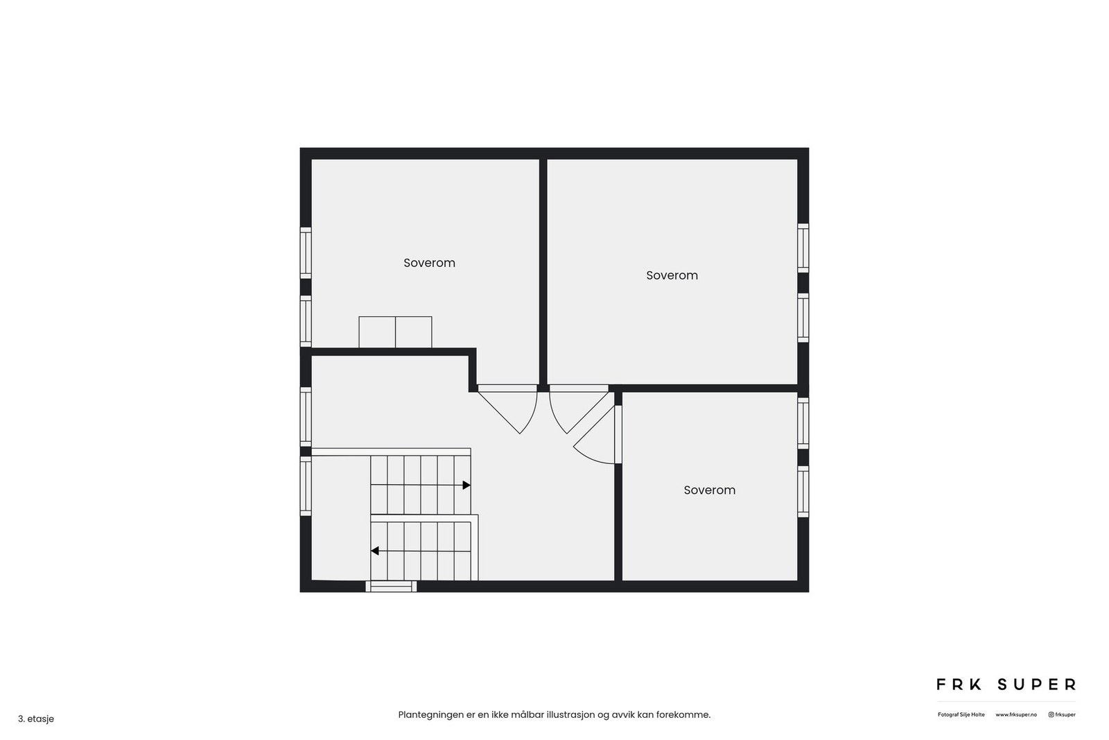 Plantegning - Loftsetasje Galleribilde