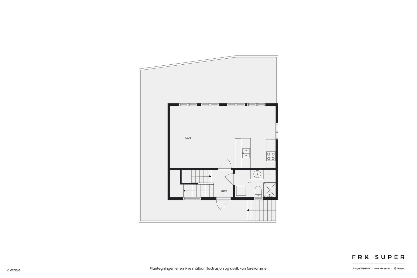 Plantegning - Hovedetasje Galleribilde