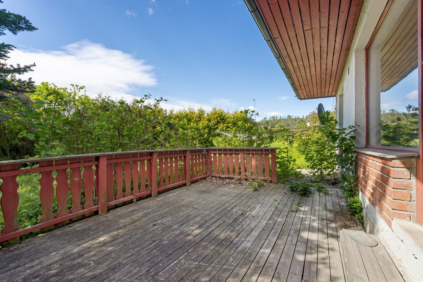 Terrasse/ uteområde med gode solforhold. Galleribilde