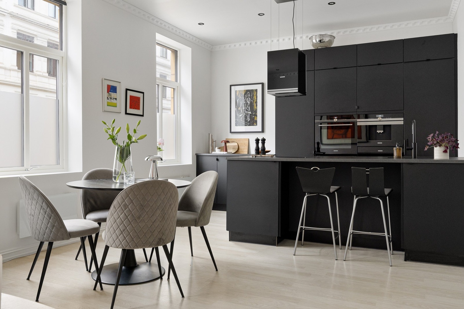 Hele leiligheten ble totaloppusset i 2018/2019. Galleribilde