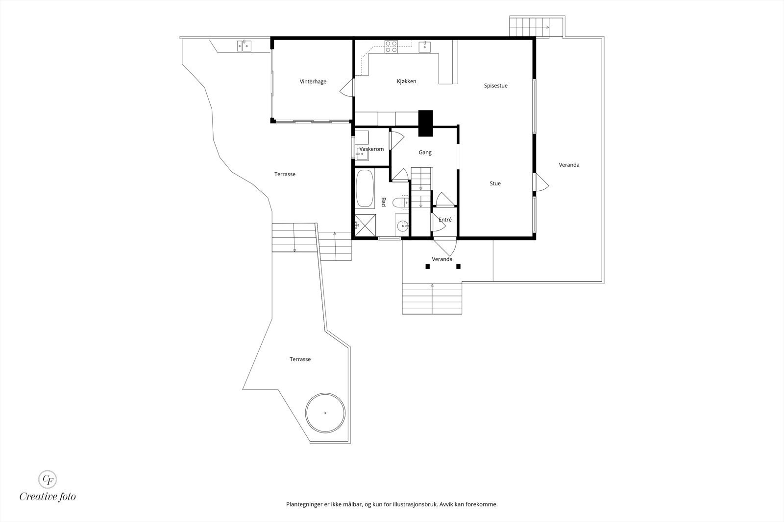 Plantegning - 1. etasje Galleribilde