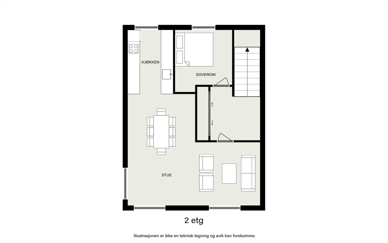 Planskisse 2. Etasje Galleribilde