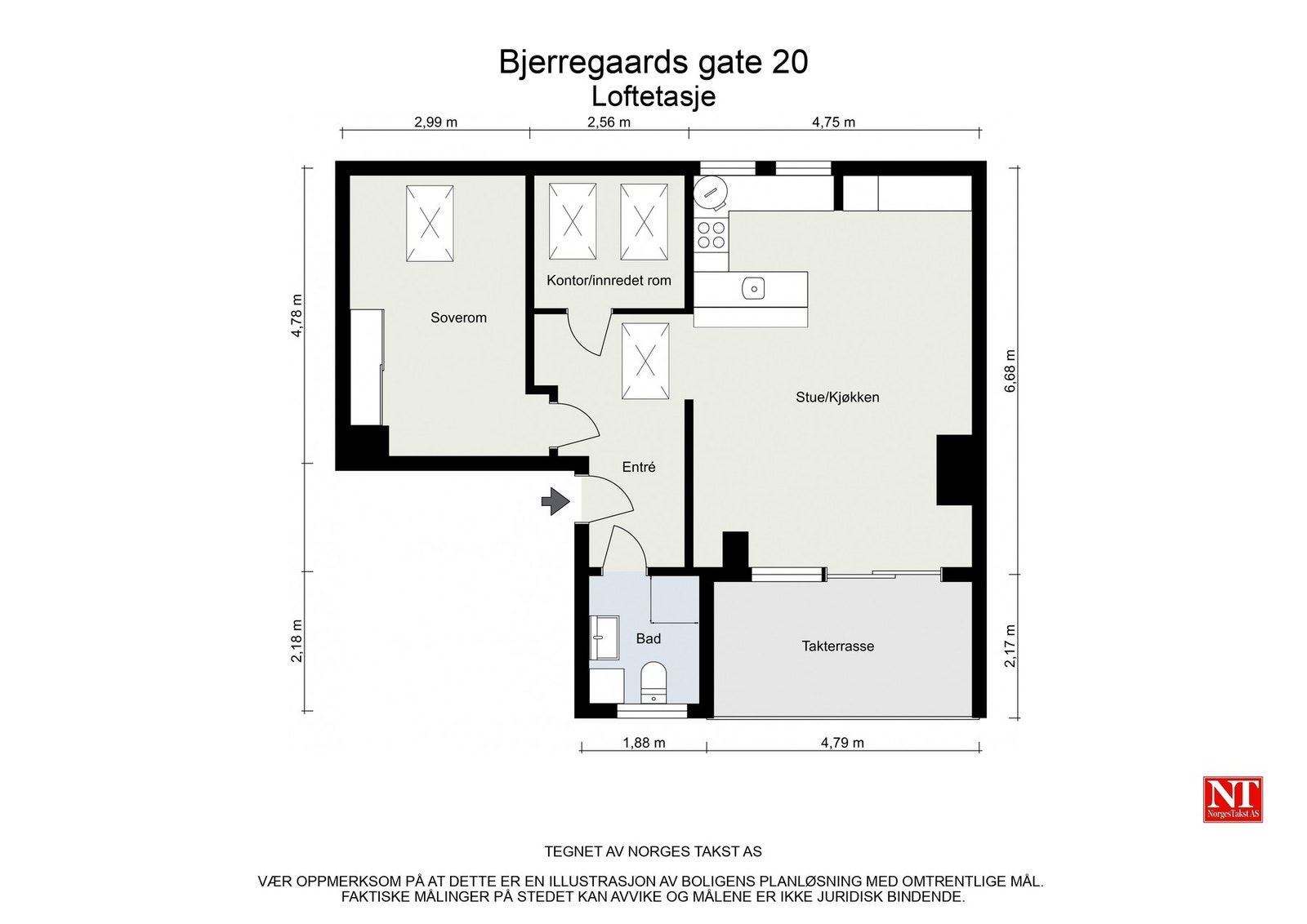 Plantegning. Galleribilde