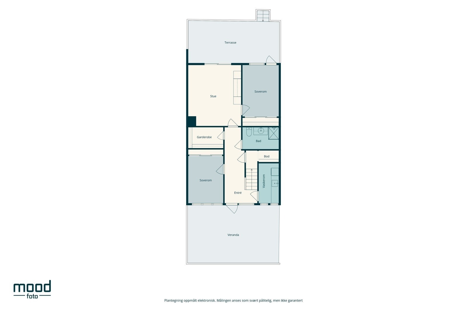 Plantegning 1.etg Galleribilde