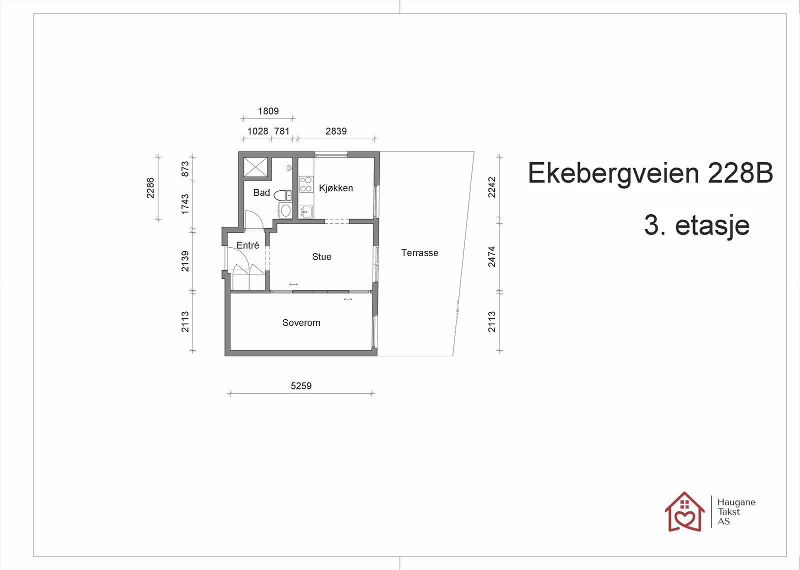 Plantegning Galleribilde