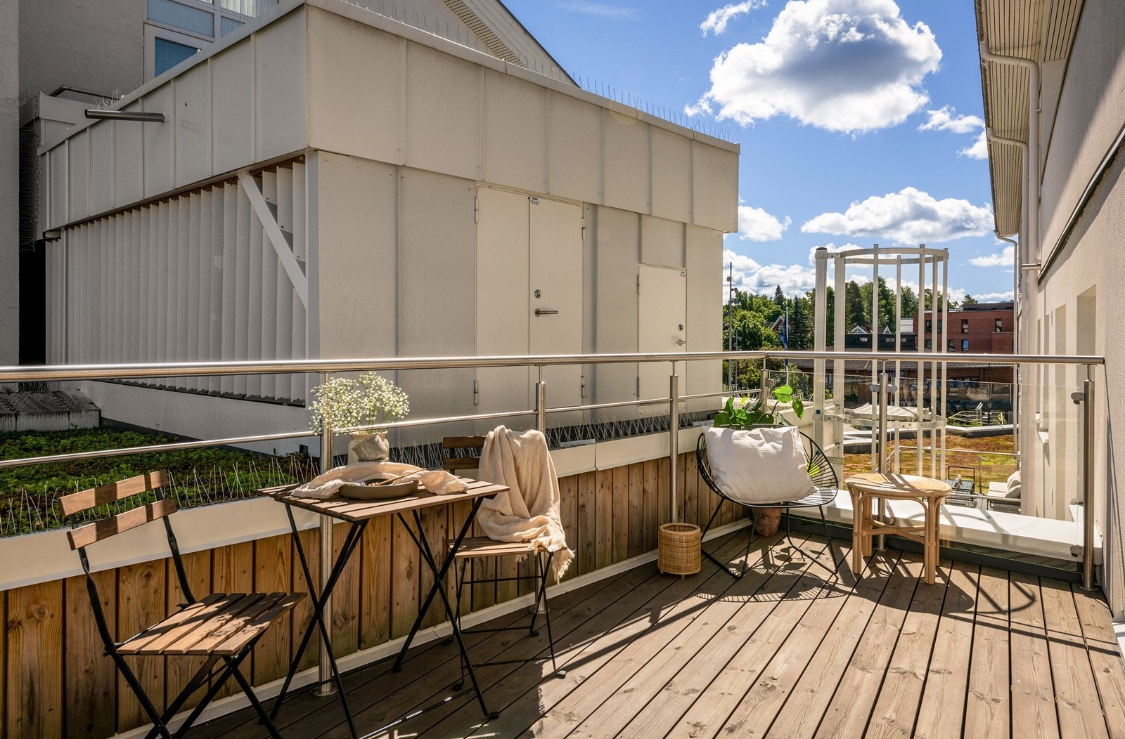 Sjelden terrasse på hele 15 kvm Galleribilde