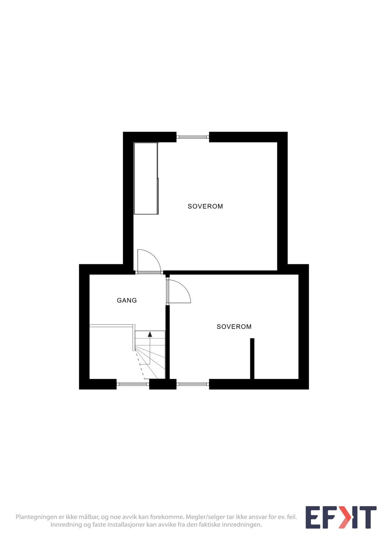 Planskisse loft. Galleribilde