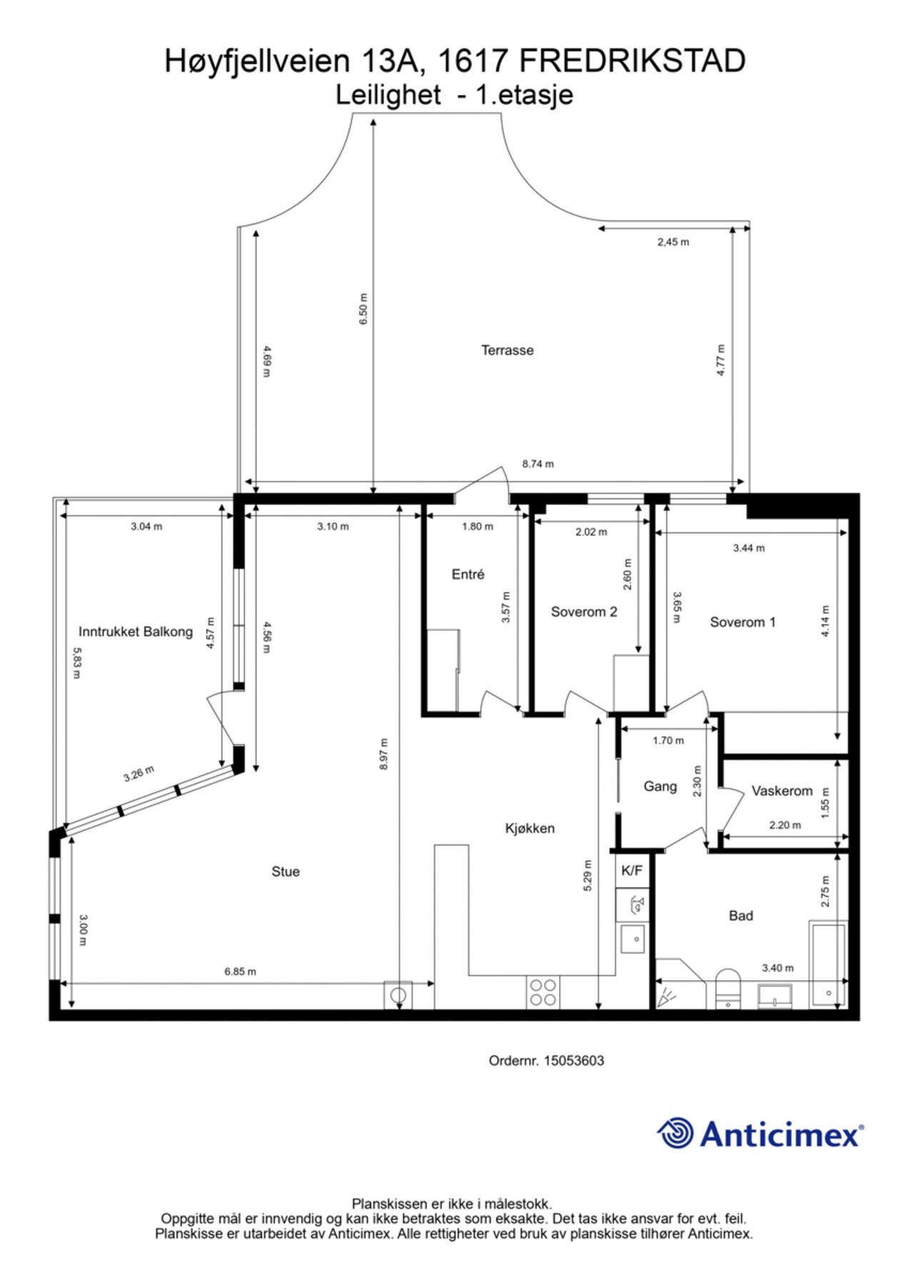 Plantegning Galleribilde