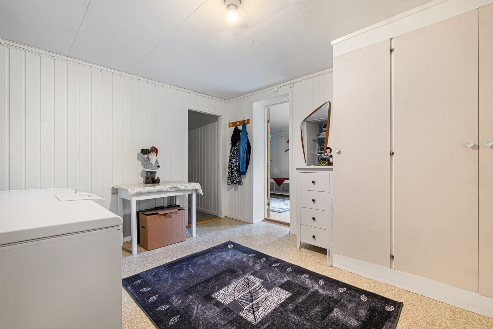 Kjelleren har flere innredede rom og gode lagringsmuligheter. Galleribilde