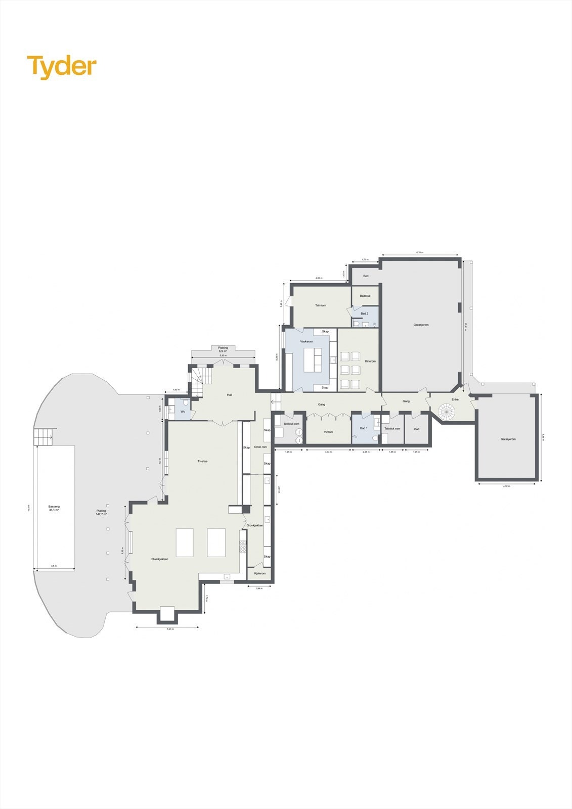 Dr. Natvigs vei 6 -Plan I Galleribilde
