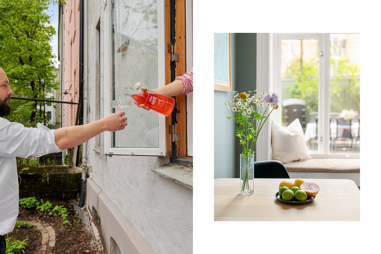 "Med hund og små barn har vi elsket å bo i første etasje, med hagen i bakgården veldig tilgjengelig rett utenfor vinduet. Det har gjort hverdagen veldig enkel. Barna kan leke ute mens vi lager middag inne" -Selger Galleribilde