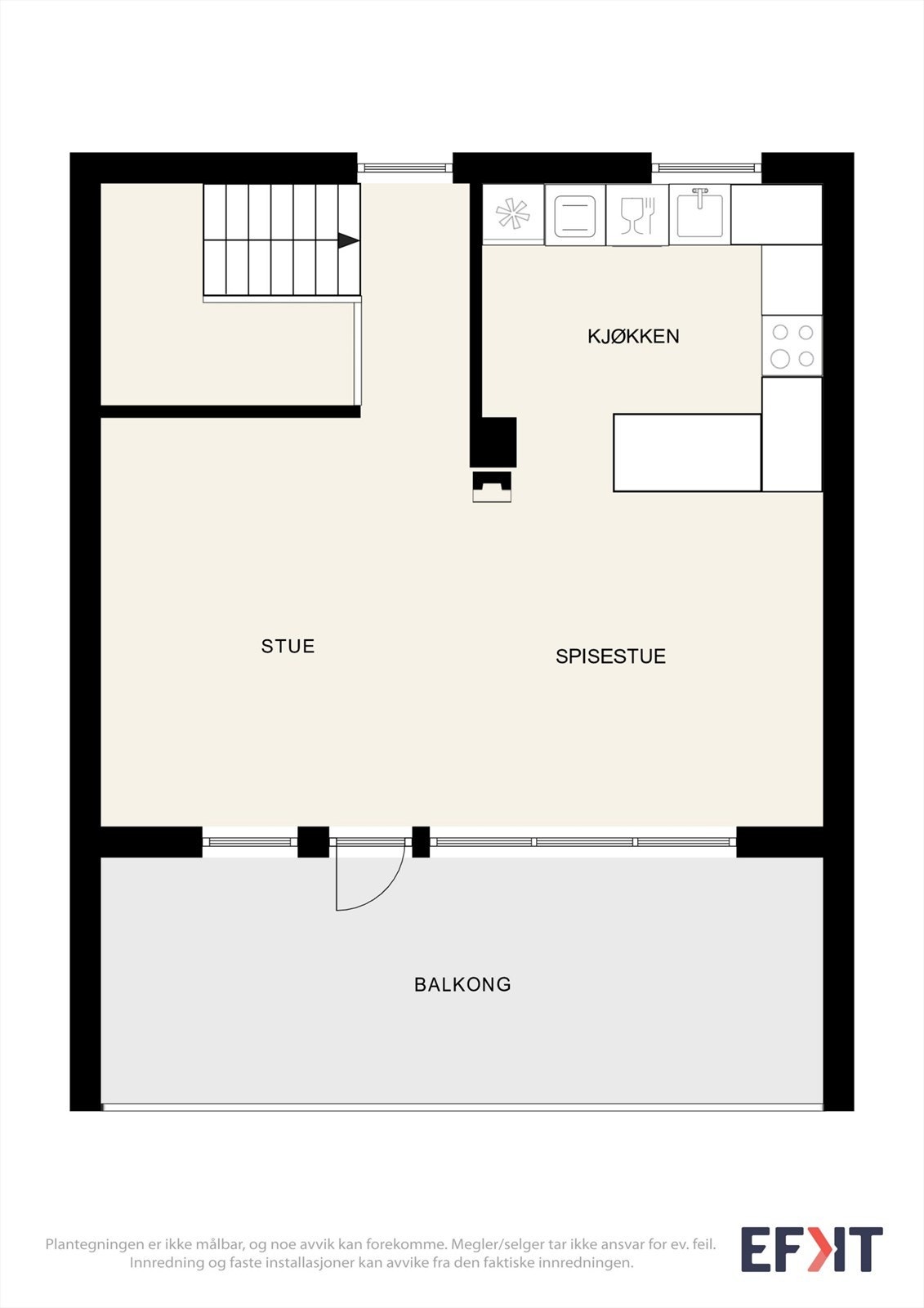 Planskisse 1. etasje Galleribilde