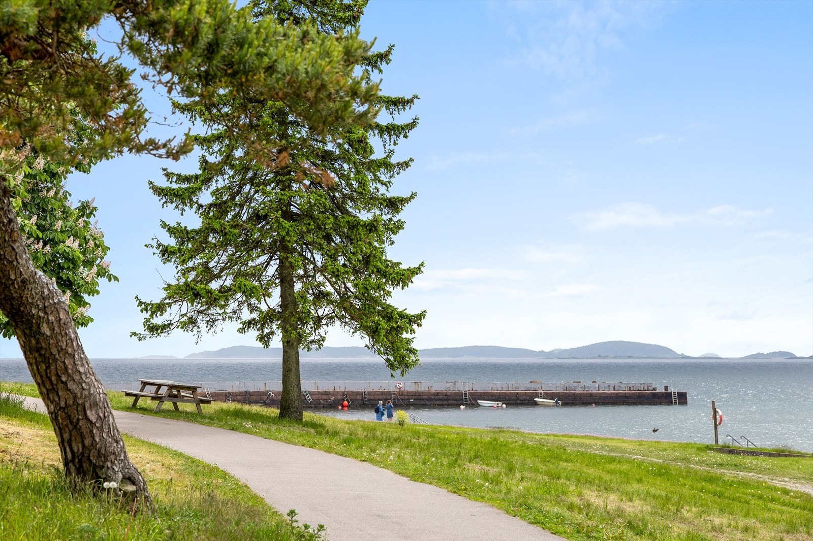 Nærområdet byr på flotte rekreasjonsmuligheter med turstier langs sjøen. Ringshaugstranden er populær. Galleribilde