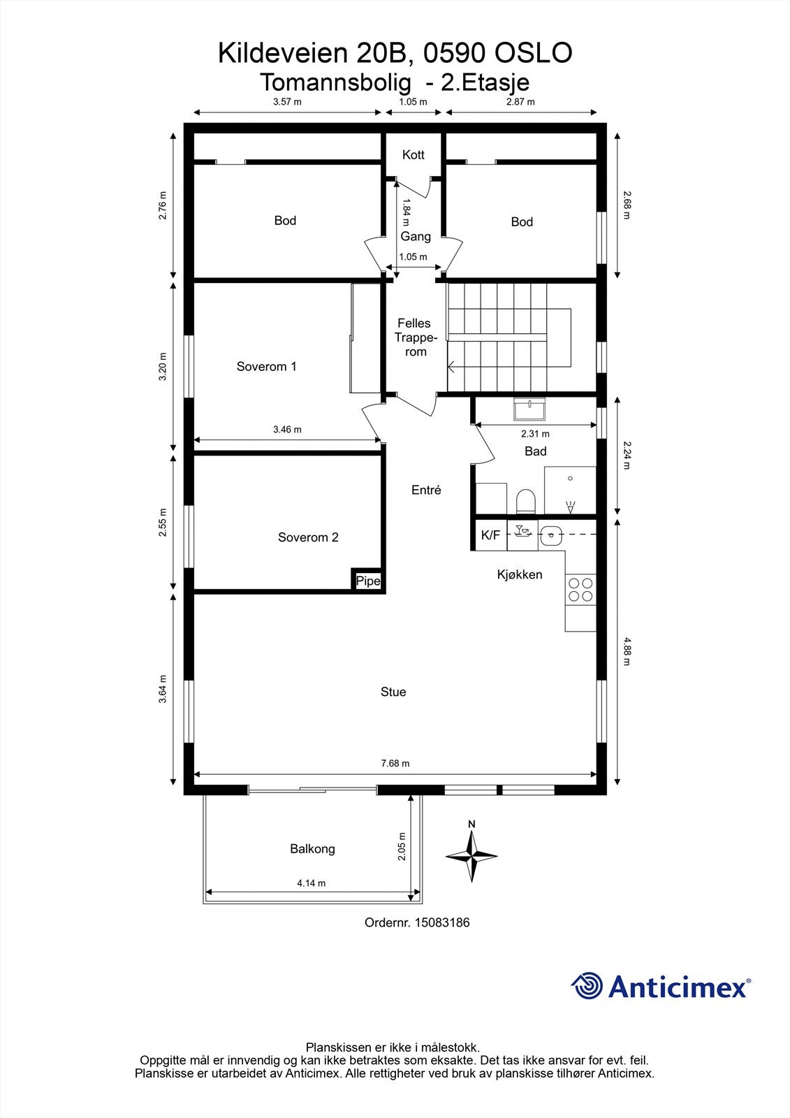 Plantegning Galleribilde