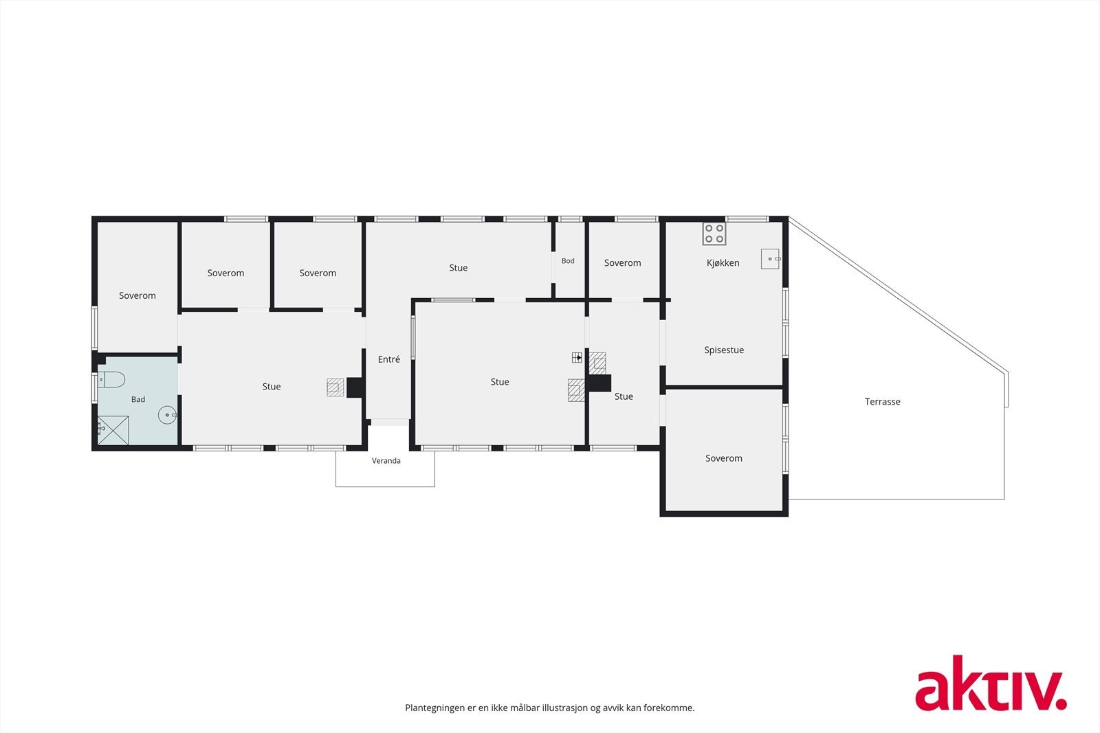 Plantegning Galleribilde