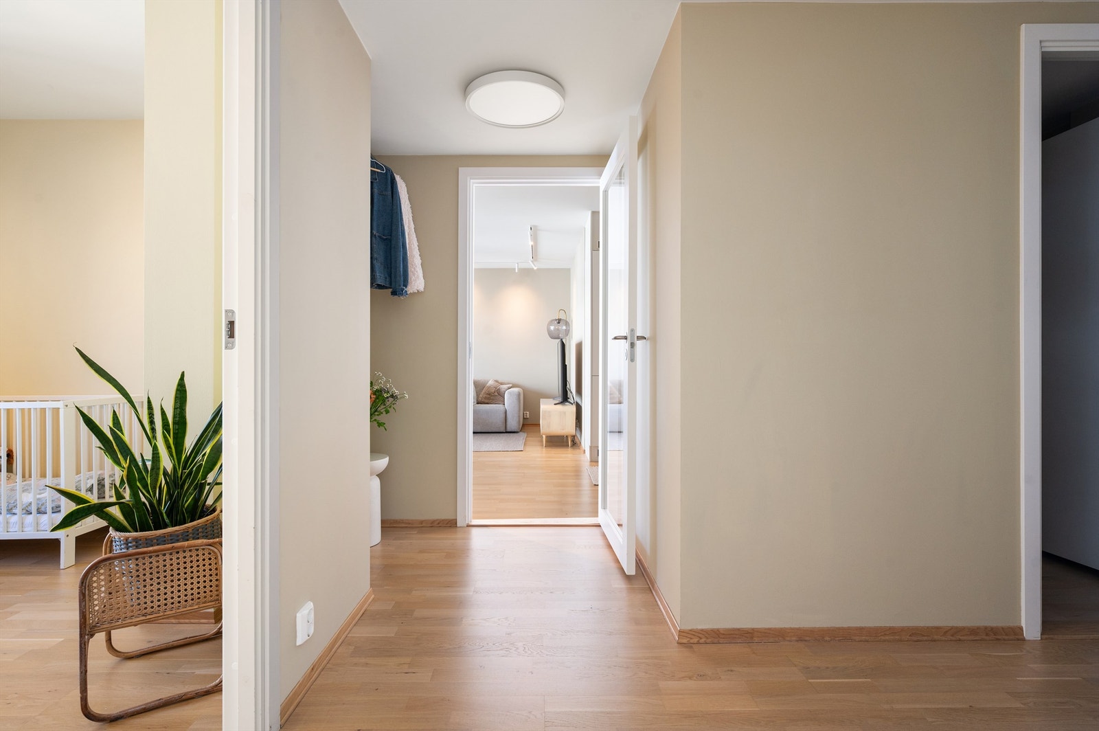 Det første som møter deg er en lun og innbydende entré Galleribilde