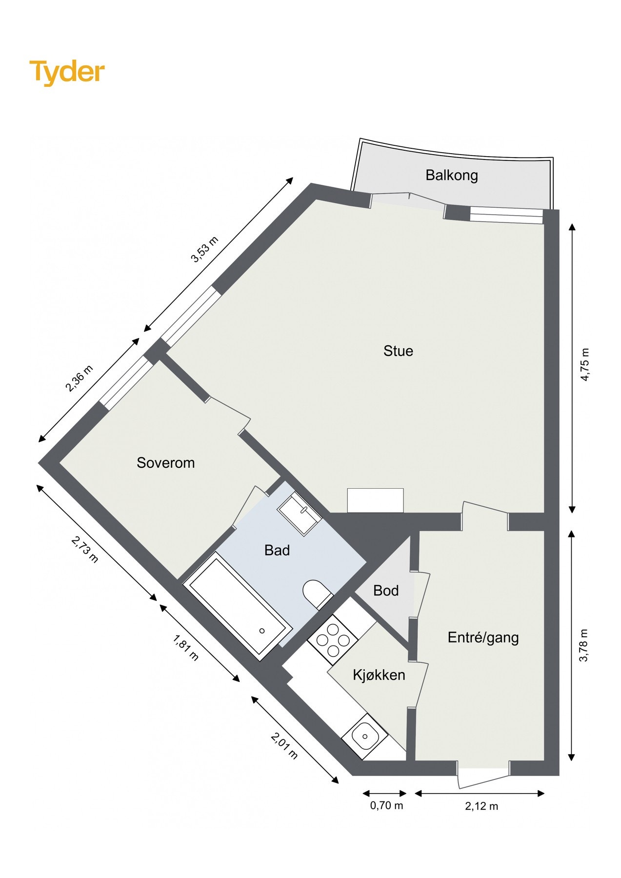Plantegning. Galleribilde