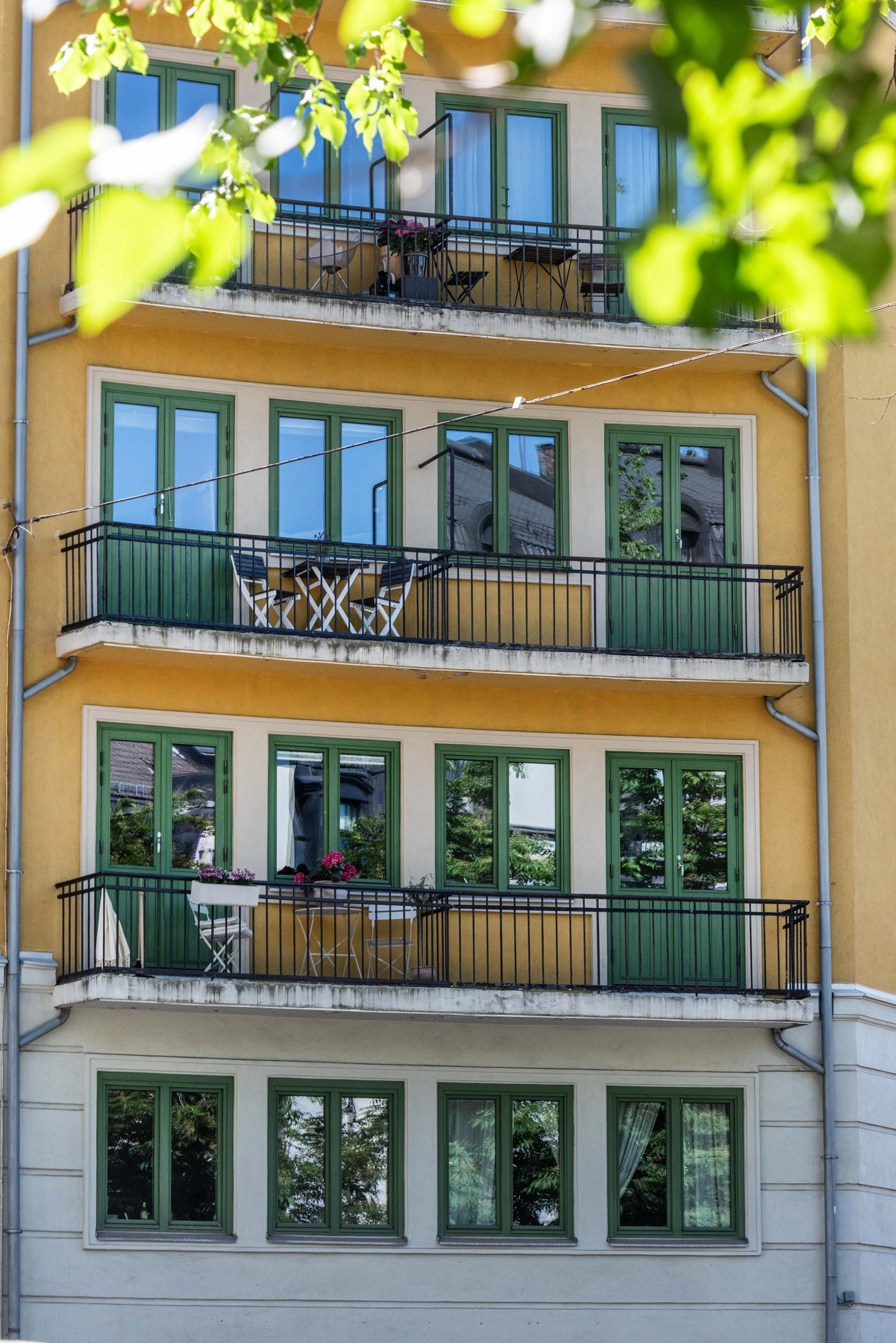 Leiligheten ligger svært sentralt på Frogner i Bygdøy allé. Galleribilde