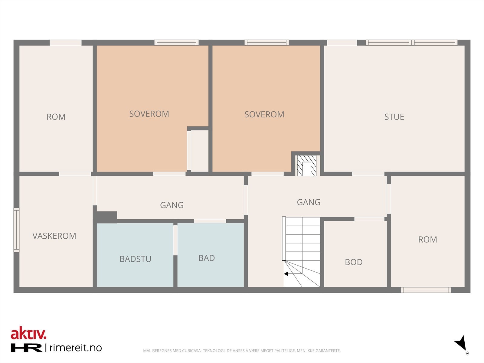 Plan - Underetasje. Galleribilde
