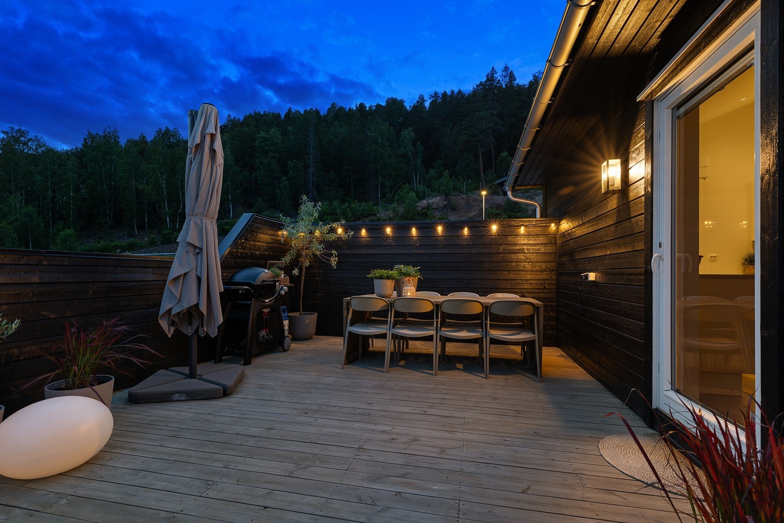 God stevning fra terrassen Galleribilde
