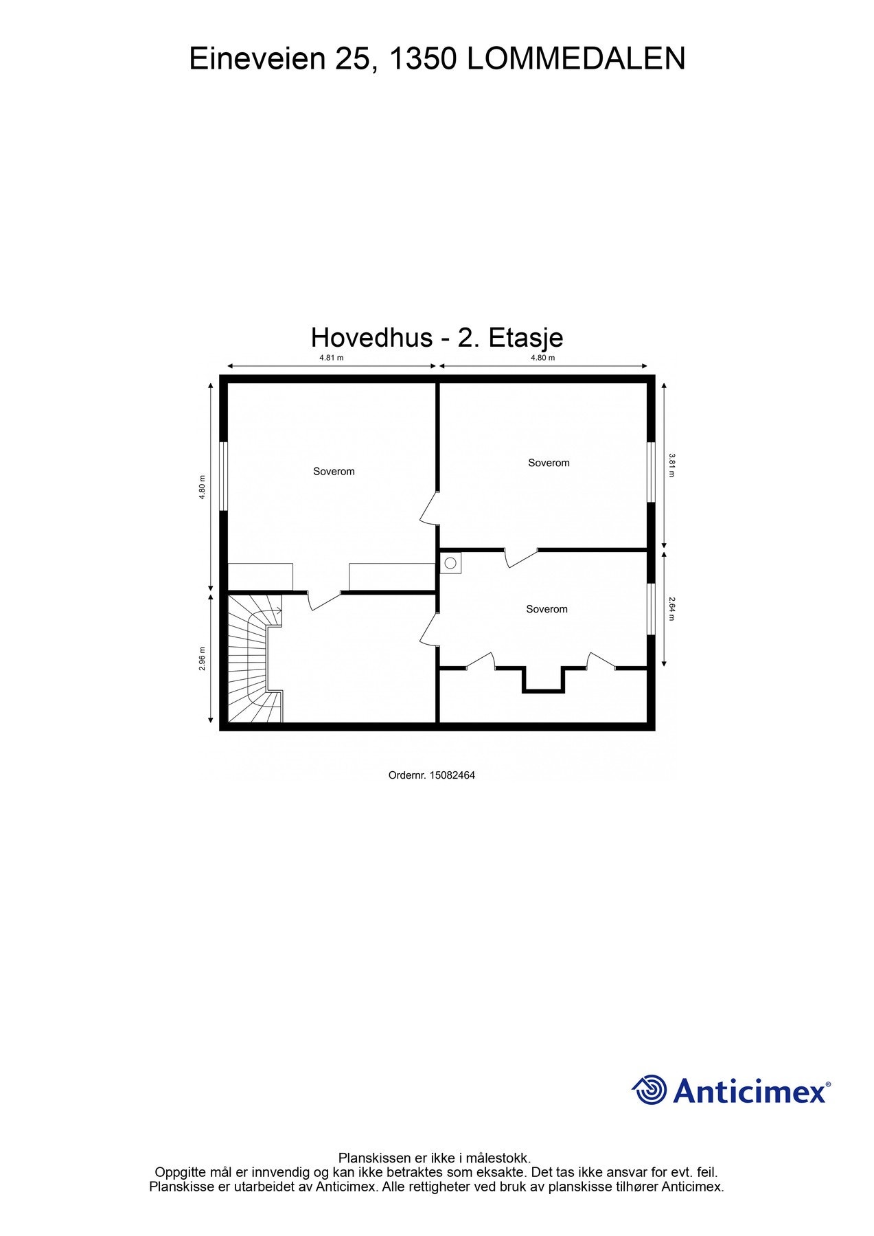 Våningshus 2. etasje Galleribilde