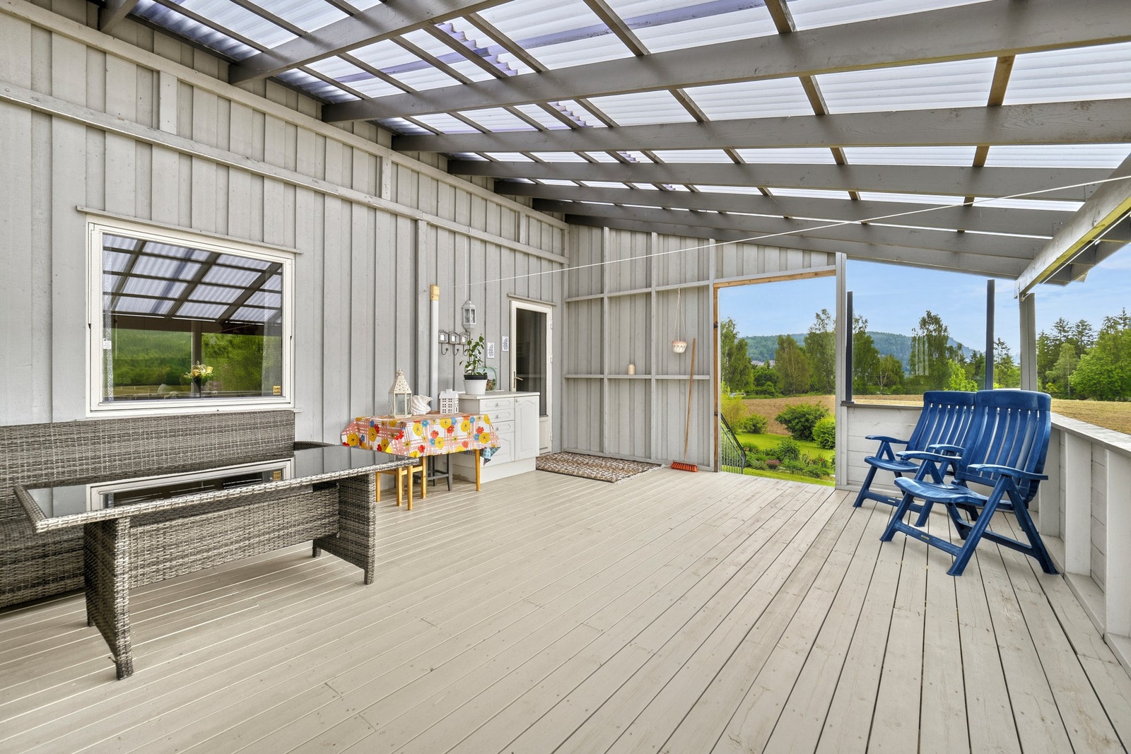 Overbygget veranda Galleribilde
