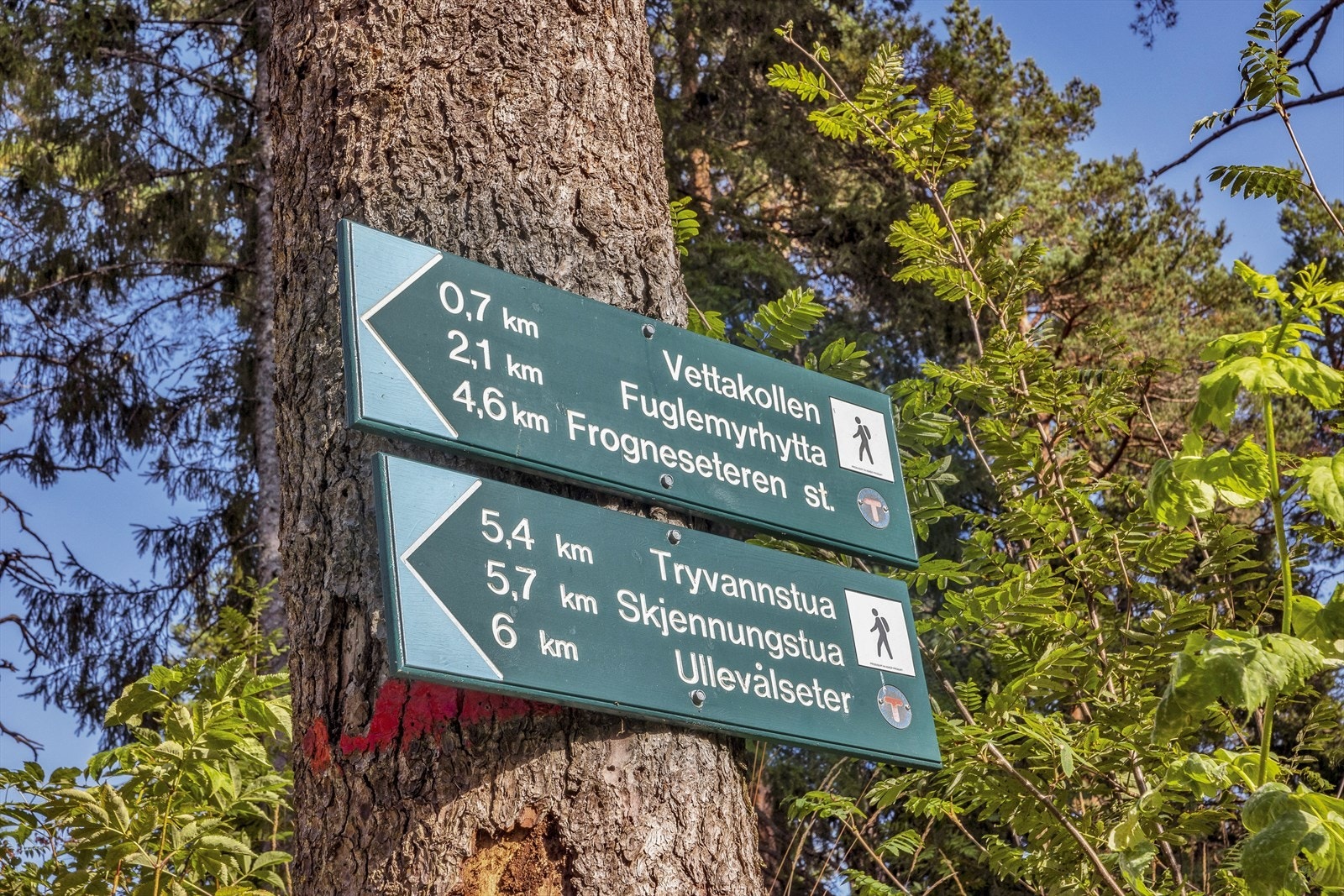 Nordmarka ligger i umiddelbar nærhet med et omfattende løype- og stinett. Det er gangavstand til markagrensen ved Båntjern og Gaustadjordet. Velkommen på visning! Galleribilde