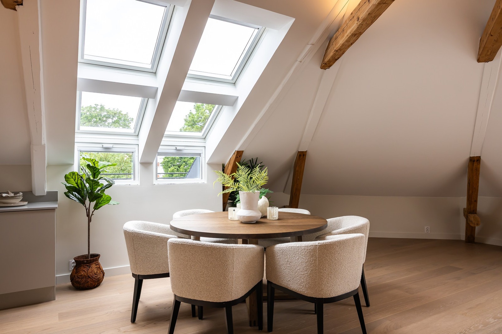Plass til hyggelig spiseavdeling. Galleribilde