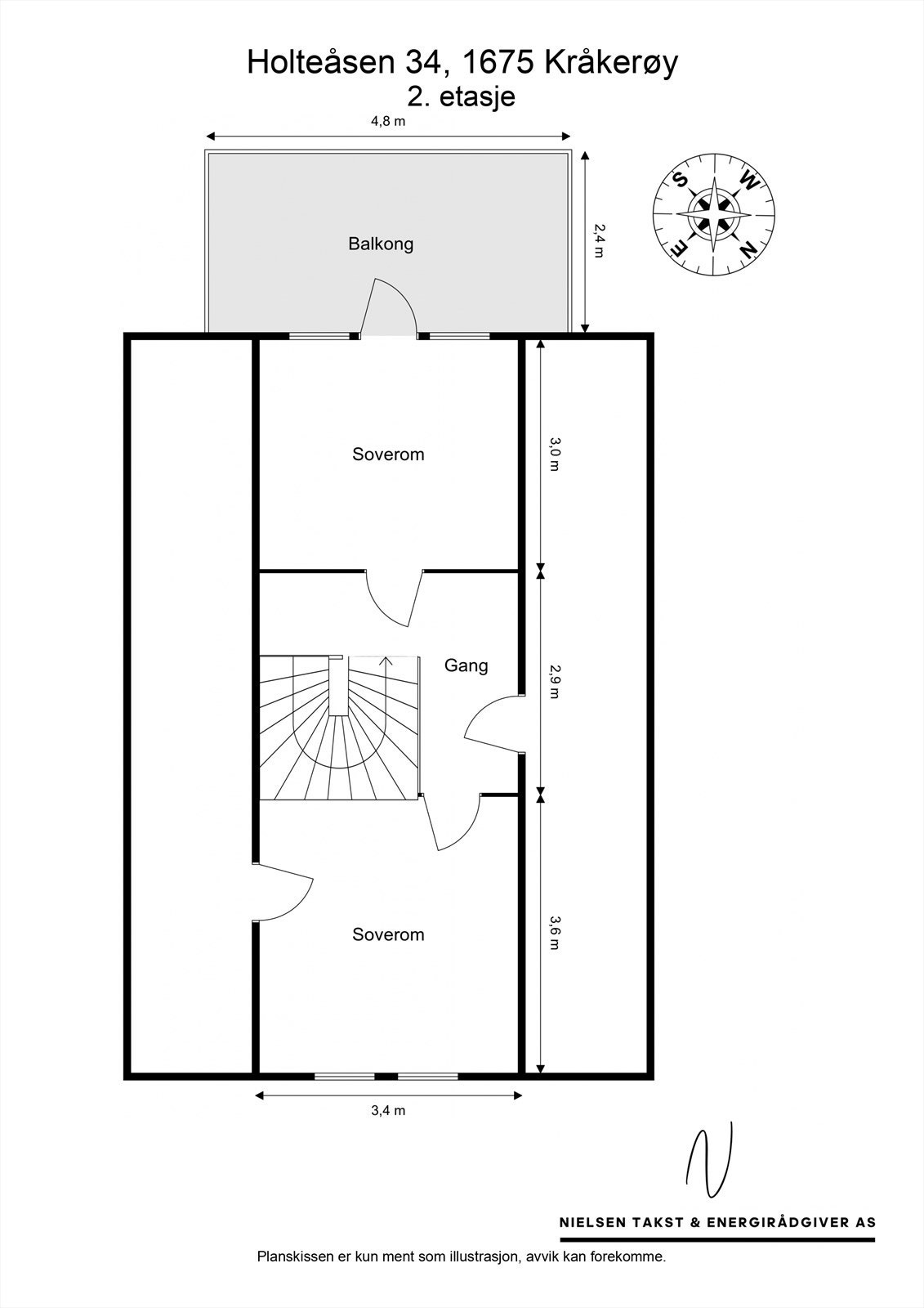 Videre over til plantegning og opp i 2.etasje Galleribilde